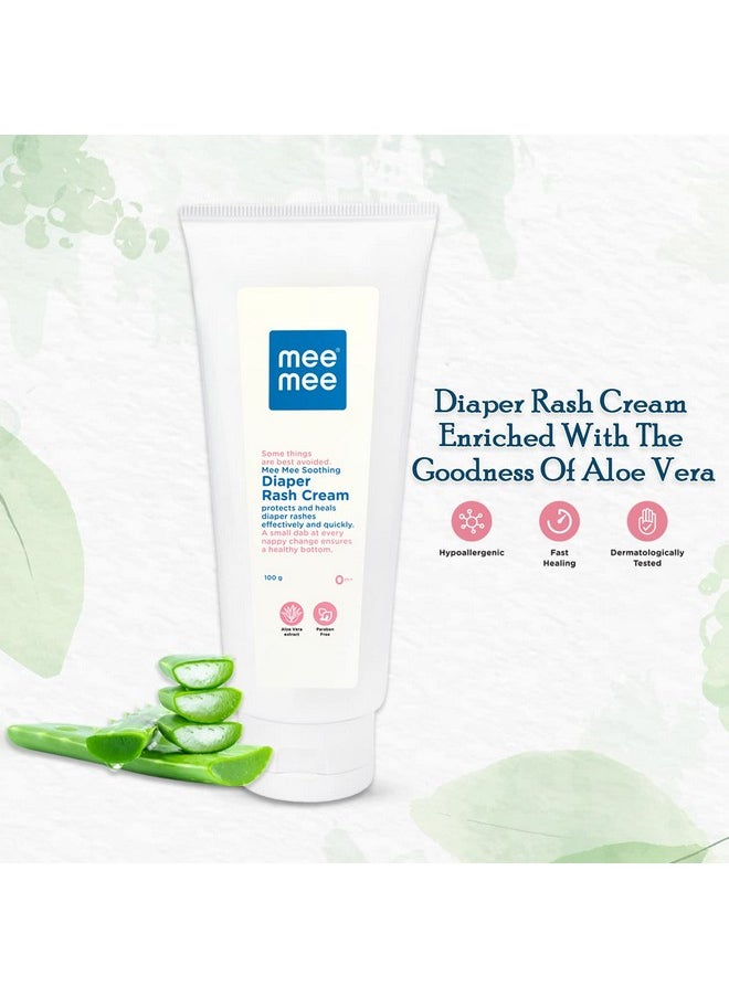 Baby Nappy Cream Duo: Natural Diaper Rash Relief With Aloe Vera | 100G X 2 Pack