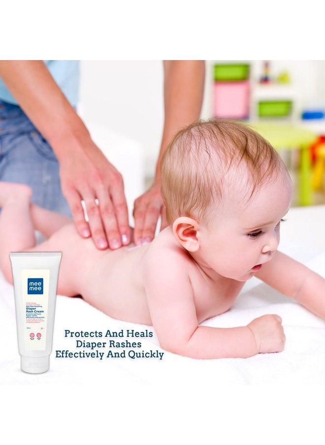 Baby Nappy Cream Duo: Natural Diaper Rash Relief With Aloe Vera | 100G X 2 Pack