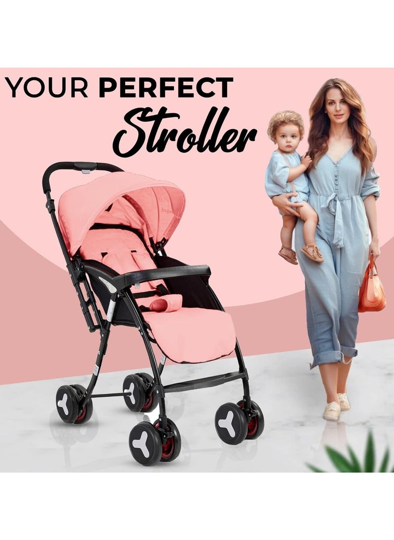 Baby Stroller Cabin Stroller With Mummy Bag - Ultra Lightweight Baby Travel Gear for Airplanes, Compact Fold Baby Push Chair with Adjustable Multi-Position Seat