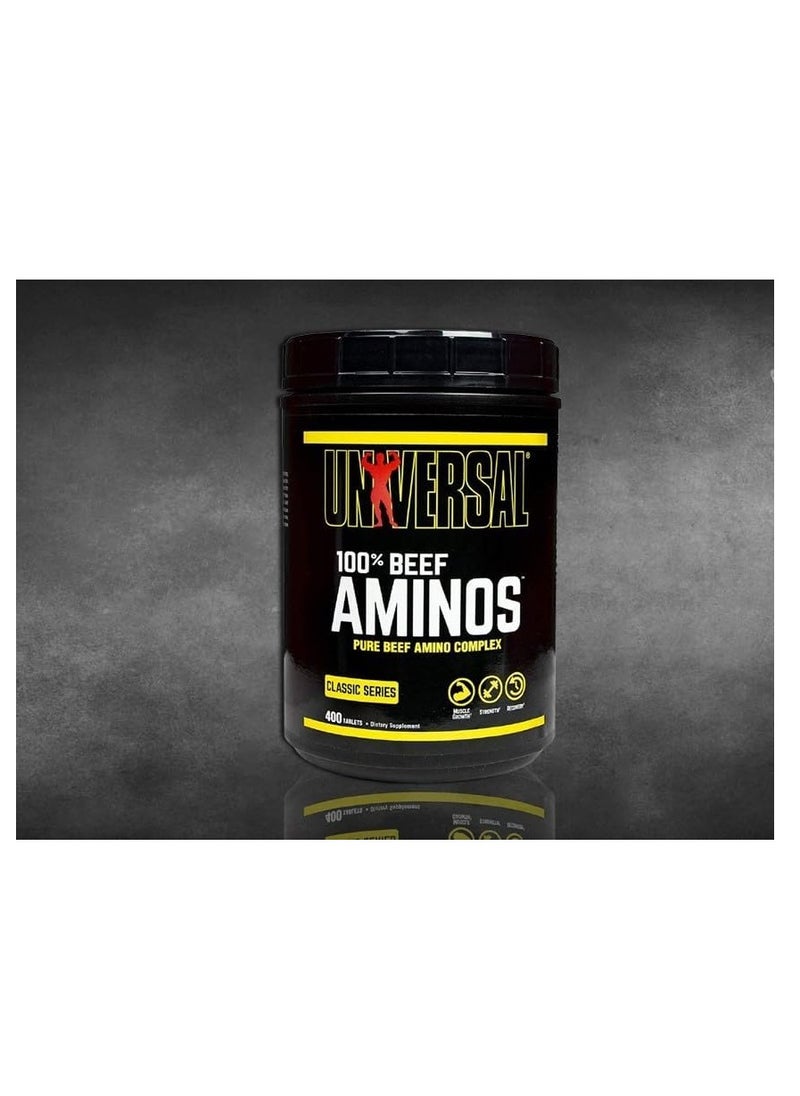 100% Beef Aminos Supplement Pure Beef Amino Complex 66 Servings 200 Tablets