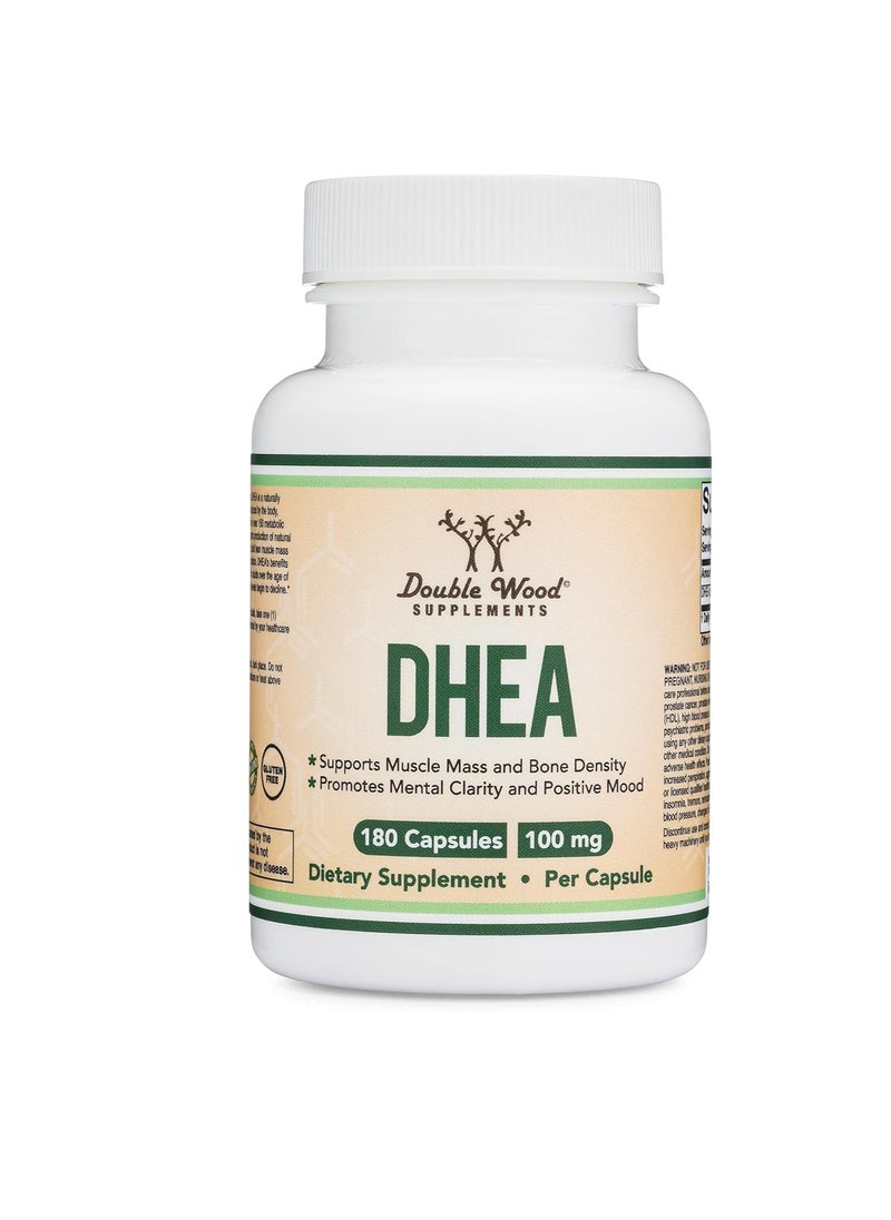 DHEA Max Strength Supplements 100 mg per Serving 180 capsules