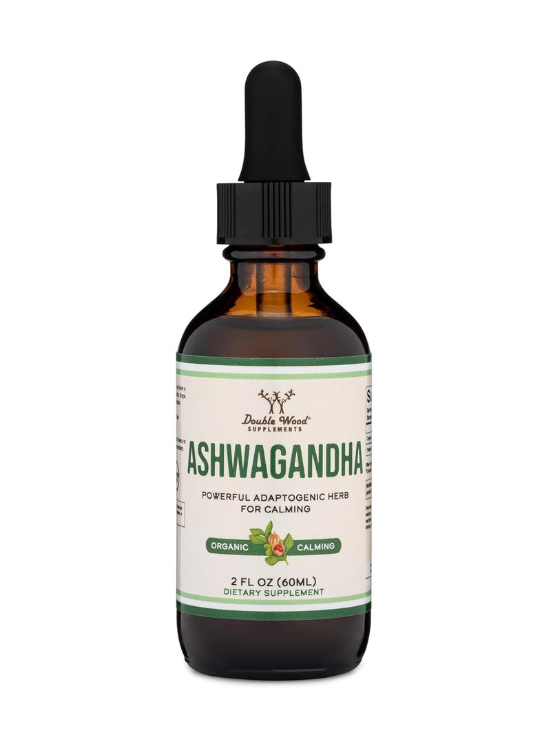 Ashwagandha Organic Drops for Stress Relief 60 ML 30 servings