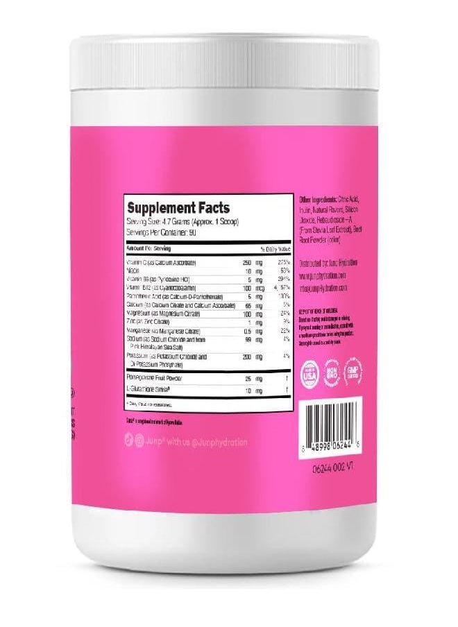 JUNP Hydration Electrolyte Powder, Electrolytes Drink Mix, Hydration Mix, Sugar Free, Gluten Free, 0 Calories, 0 Carbs, Keto Friendly, NON - GMO Kosher, 90 Servings. (Peach)… (Dragonfruit Limeade)