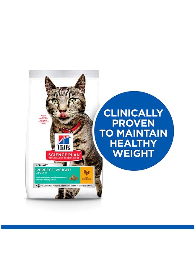 Perfect Weight Adult 1+ Chicken Cat Food - 2.5KG