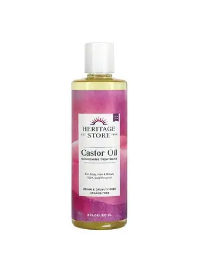 Heritage Store Castor Oil Nourishing Treatment 8 fl oz 237 ml