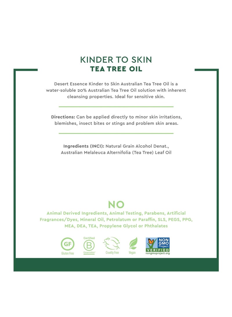 Desert Essence Kinder To Skin Australian Tea Tree Oil 120mL