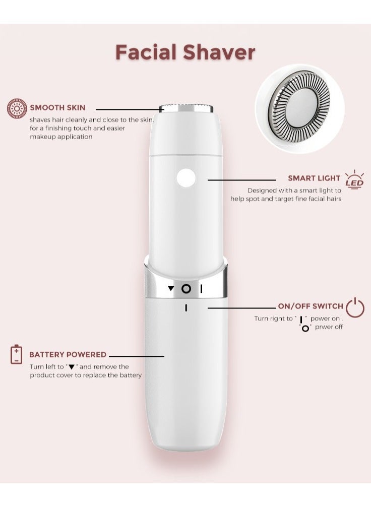 Face Mini Hair Remover FS1000, Electric Facial Hair Removal for Women, for On-the-Go