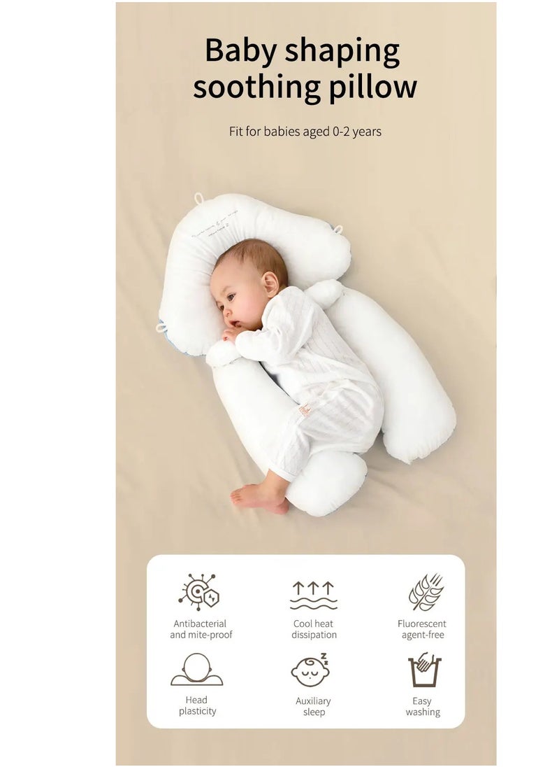 100% Cotton High Quality Soft U Shape Washable Comfortable Sleeping Baby Pillow For Newborn Baby