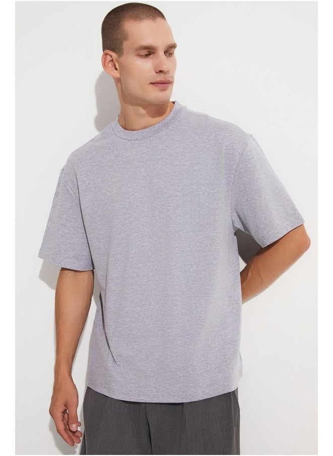 June Men Oversize Tshirt Grey