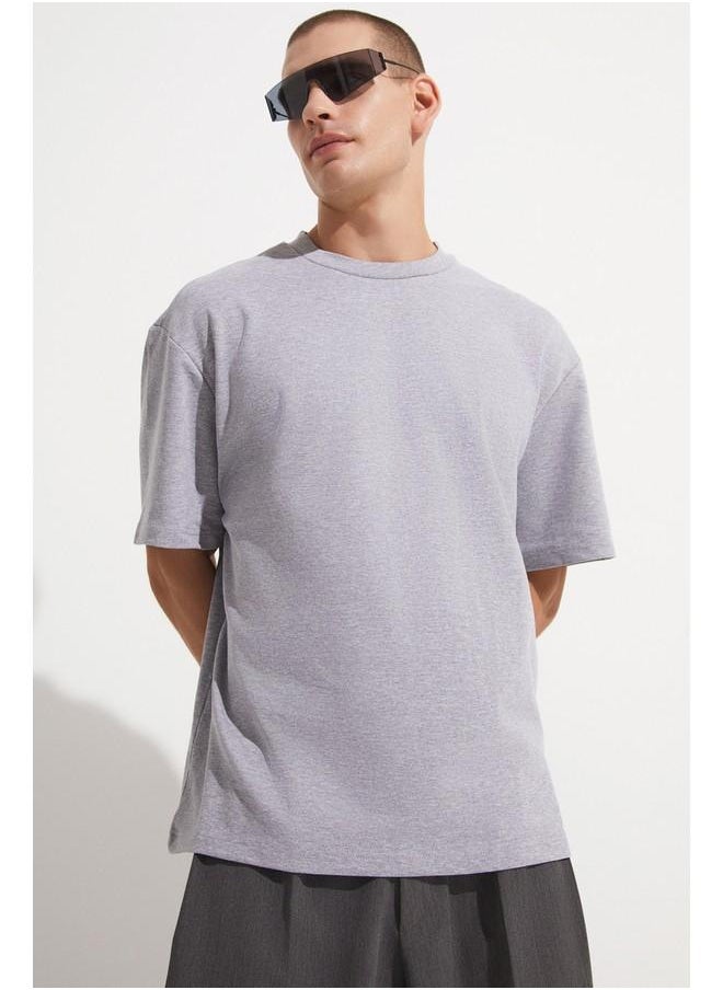 June Men Oversize Tshirt Grey