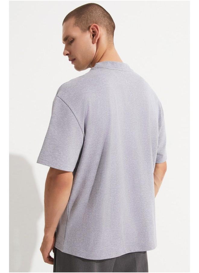 June Men Oversize Tshirt Grey