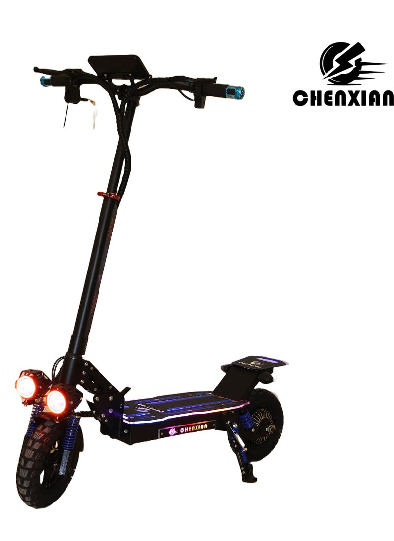 Chenxian electric scooter 1800W motor power and 48V13A battery, speed 55-65Km/h