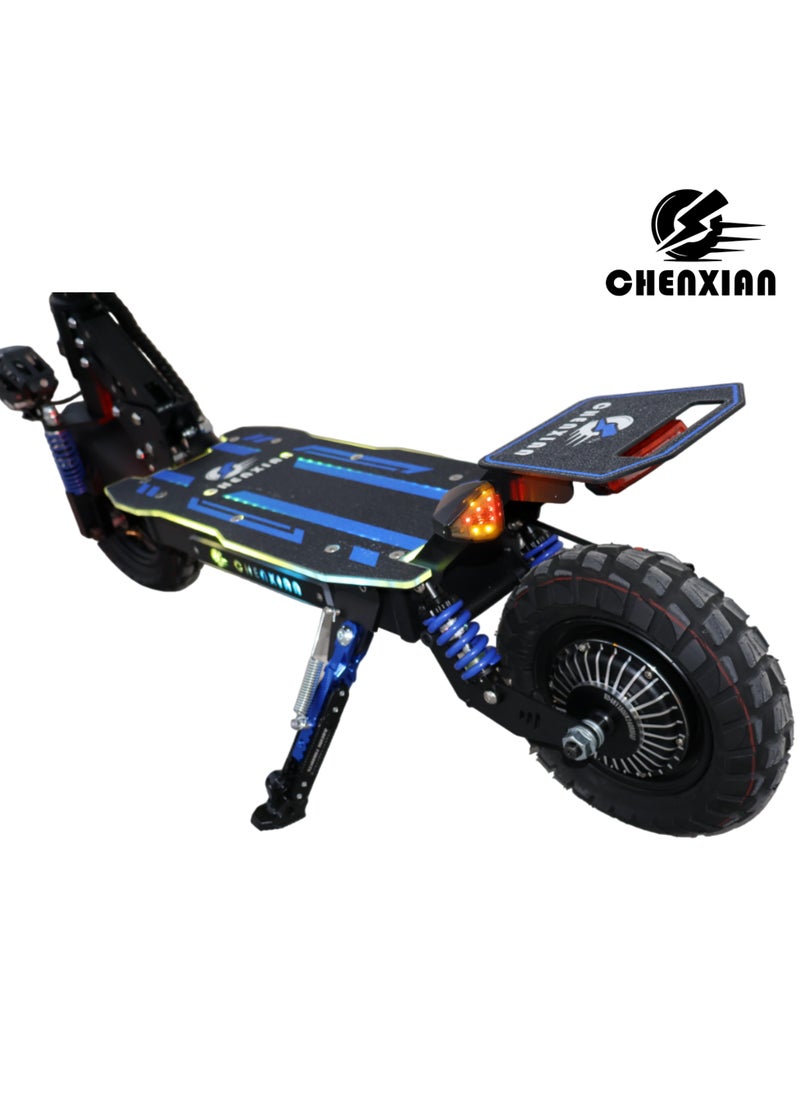 Chenxian electric scooter 1800W motor power and 48V13A battery, speed 55-65Km/h