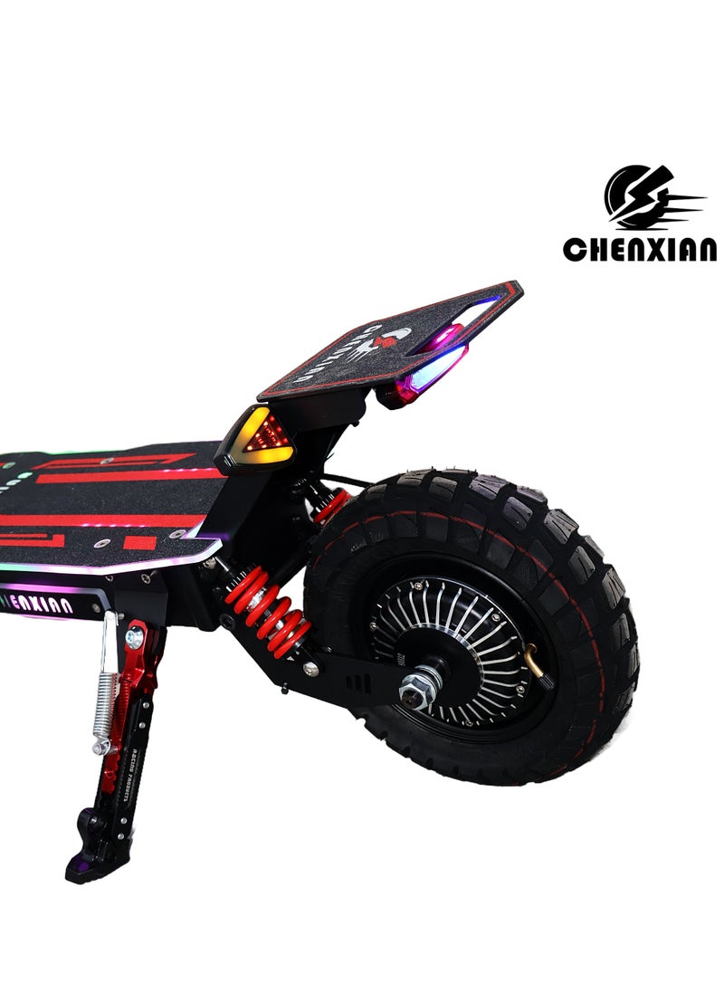 Chenxian electric scooter 1800W motor power and 48V13A battery, speed 55-65Km/h