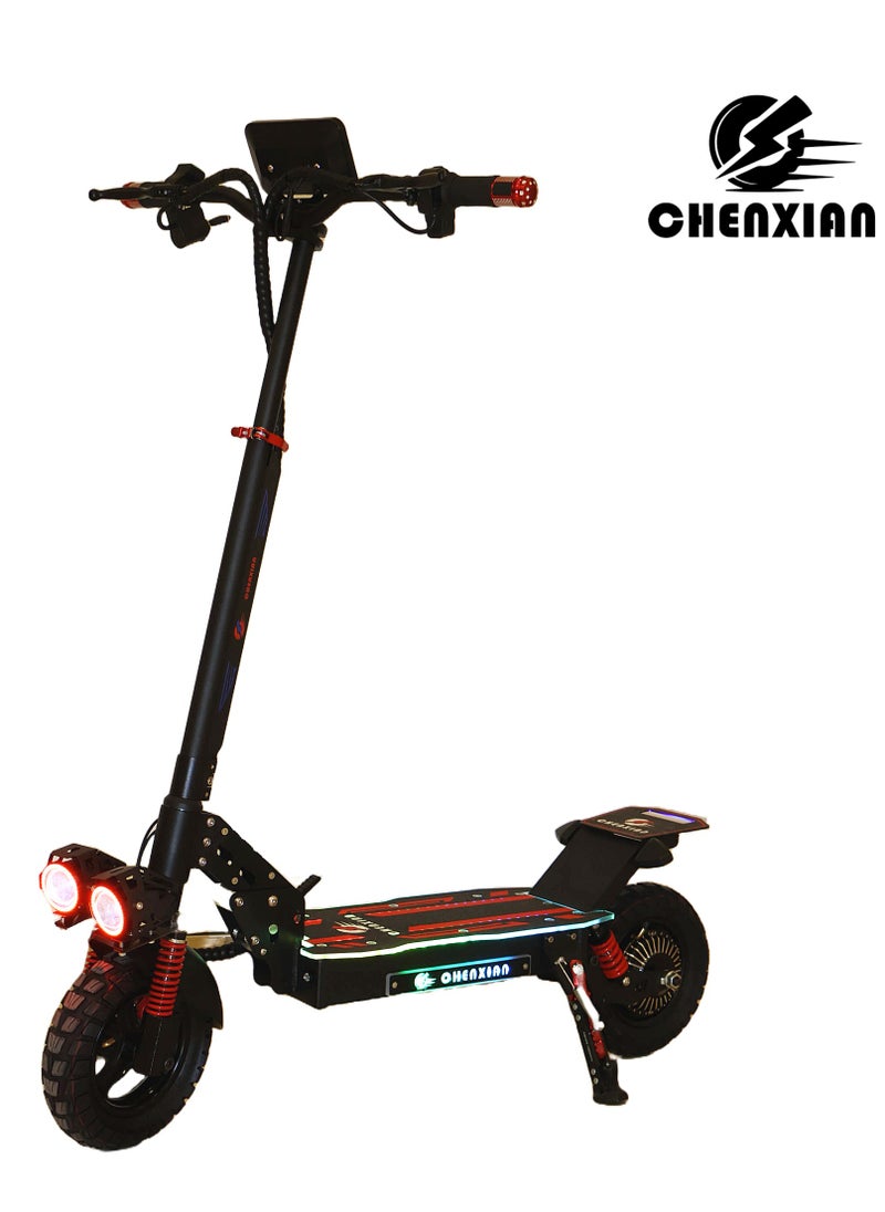 Chenxian electric scooter 1800W motor power and 48V13A battery, speed 55-65Km/h