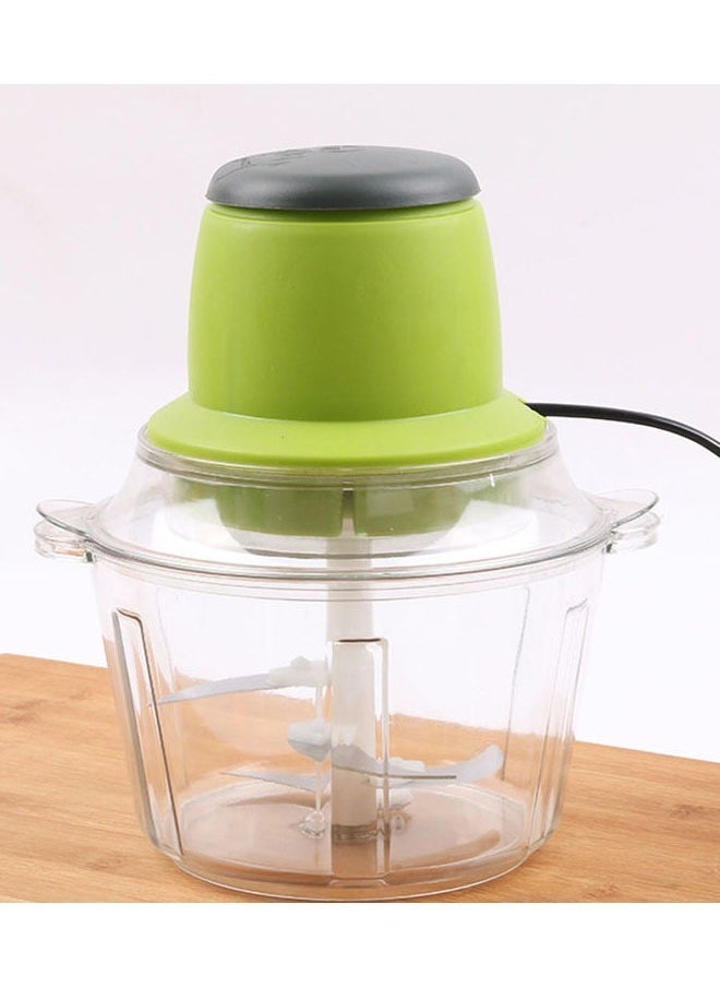 1.8L Portable Food Chopper Multifunctional Electric Meat Mincer Chopper Processor Silcer Maker Mincing Machine Household Grinder