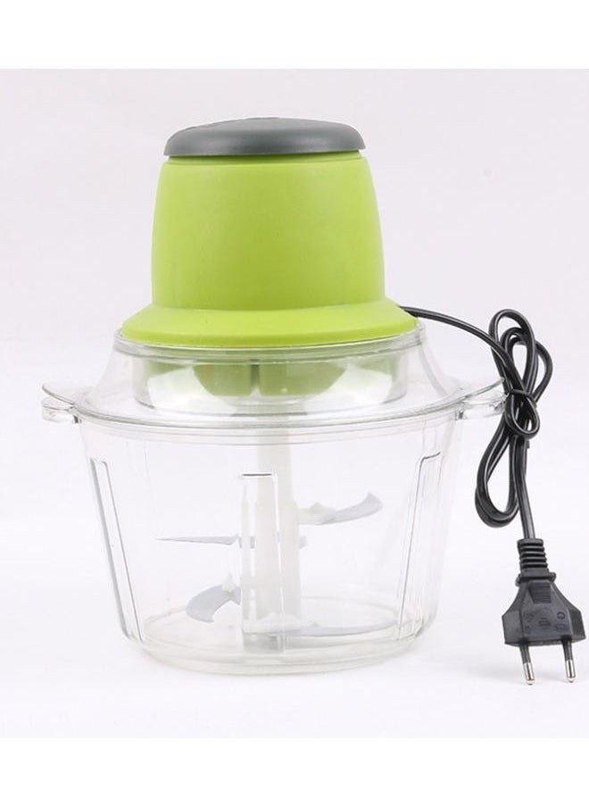 1.8L Portable Food Chopper Multifunctional Electric Meat Mincer Chopper Processor Silcer Maker Mincing Machine Household Grinder