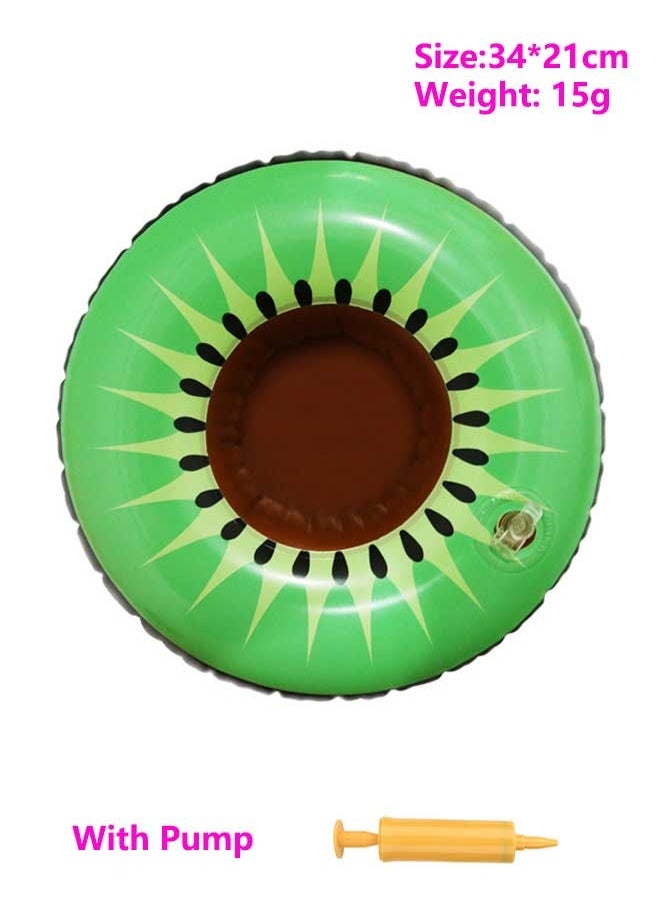 Kiwifruit Shape Inflatable Swimming Pool Portable Cup Holder