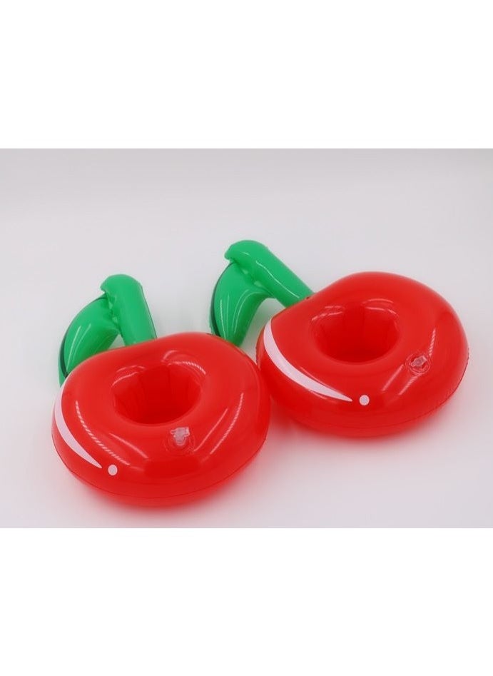 Cherry Shape Inflatable Swimming Pool Portable Cup Holder