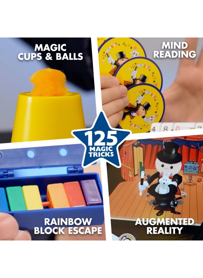 Marvin's Magic - 125 Amazing Magic Tricks for Children - Kids Magic Set - Magic Kit for Kids Including Magic Wand, Card Tricks + Much More - Suitable for Age 6+