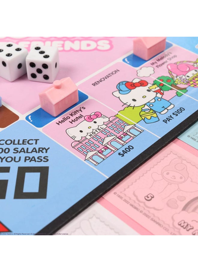 Monopoly: Hello Kitty and Friends,6 players