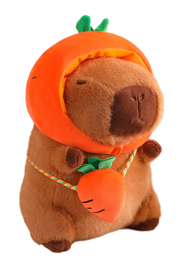 28 CM Cute Capibara Plush Toy Soft Stuffed Cartoon Animal Doll For Girls And Boys All Ages Gift（Style 2）