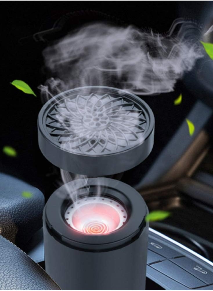 Portable Electric Bukhoor Burner X-003 - Portable USB Rechargeable Incense Burner Bakhoor - Perfect for Car, Home or Office