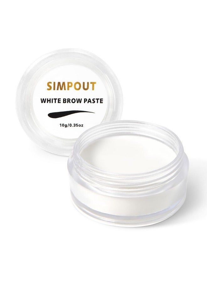 White Brow Contour Paste, Eyebrow Mapping Paste For Eyebrows Design, Draw Or Sketch The Shape, Eyebrow Tinting Tool For Micropigmentation