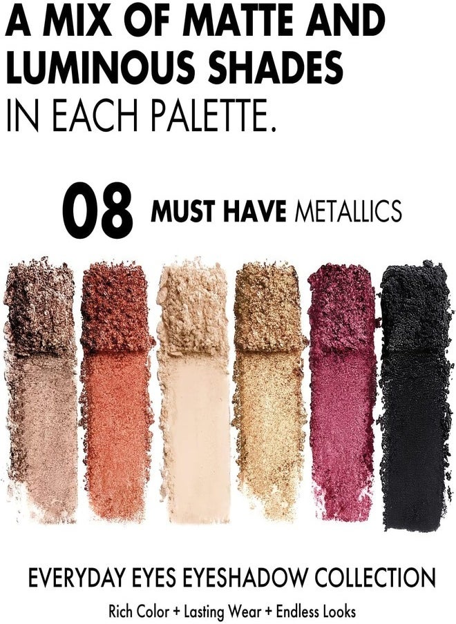 Milani Everyday Eyes Limited Edition Eyeshadow Palette '08 Must Have Metallics' –