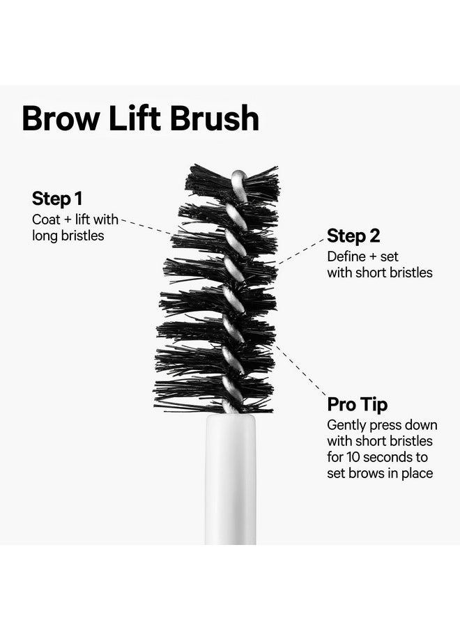 Kush Brow Lamination Gel, Clear - Lifts, Shapes & Sets Brows For Up To 8 Hours - Soft, Not Stiff - Vegan, Cruelty Free