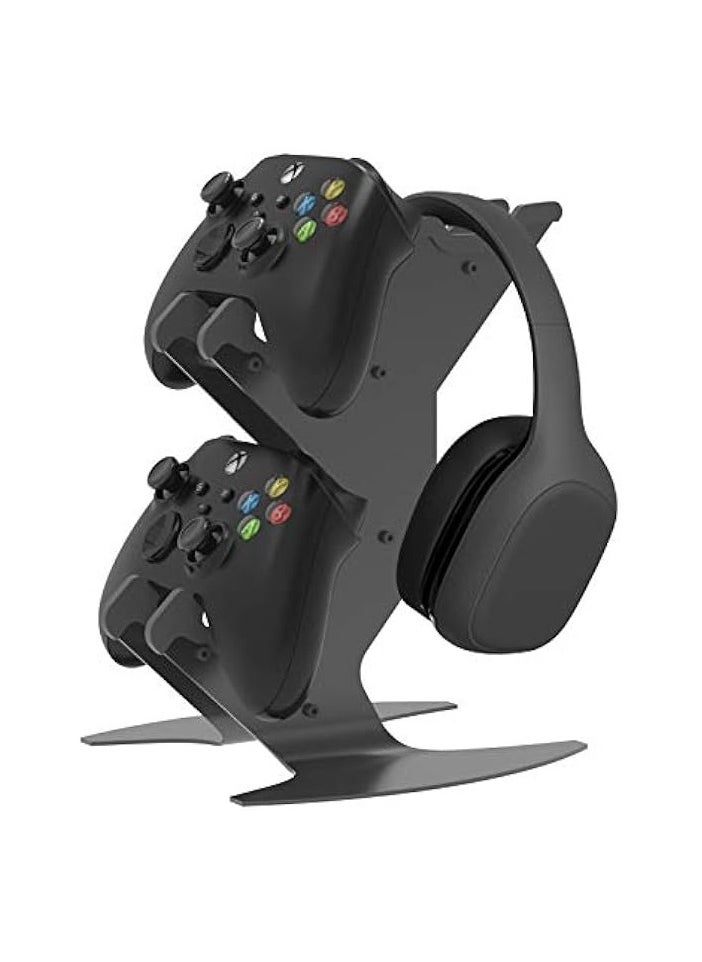 Controller Holder, Game Controller Rack Headset Stand.  Aluminum Metal Headset Mount Universal Organizer for Video Game Accessories