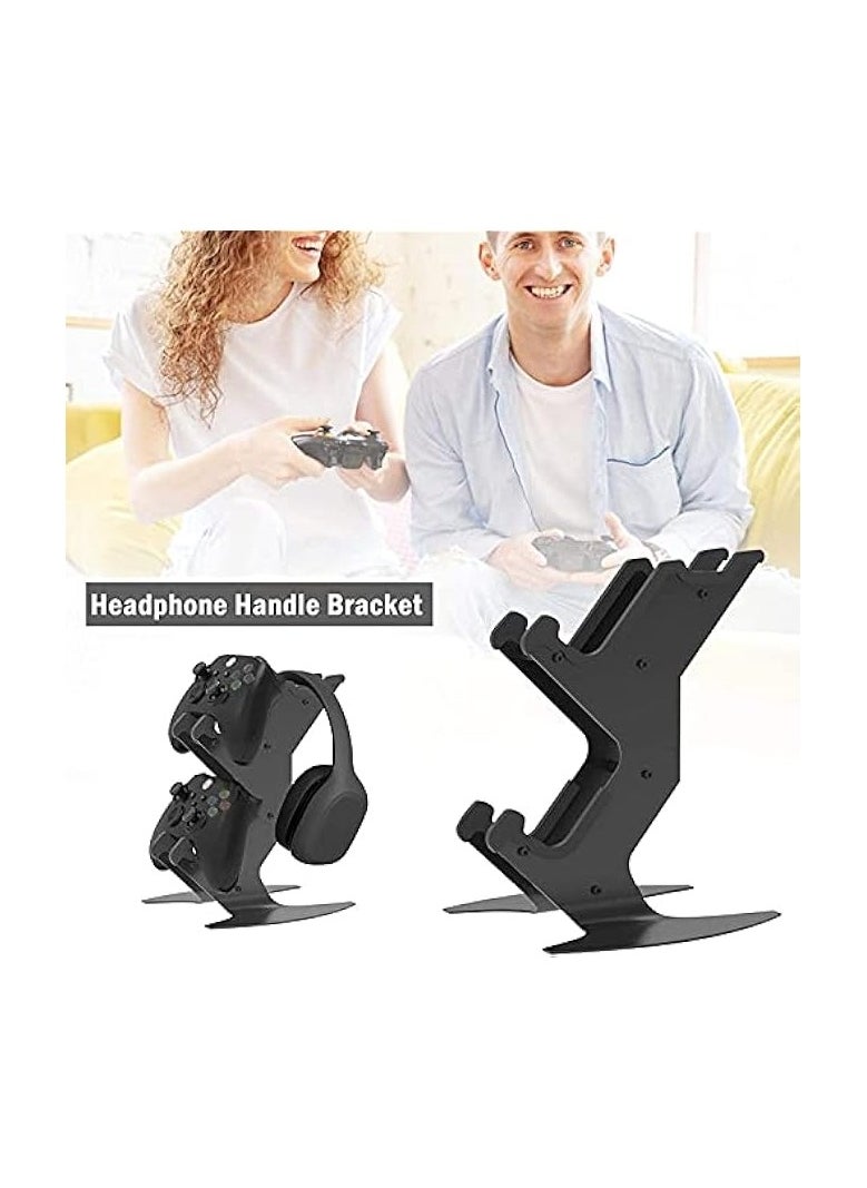 Controller Holder, Game Controller Rack Headset Stand.  Aluminum Metal Headset Mount Universal Organizer for Video Game Accessories