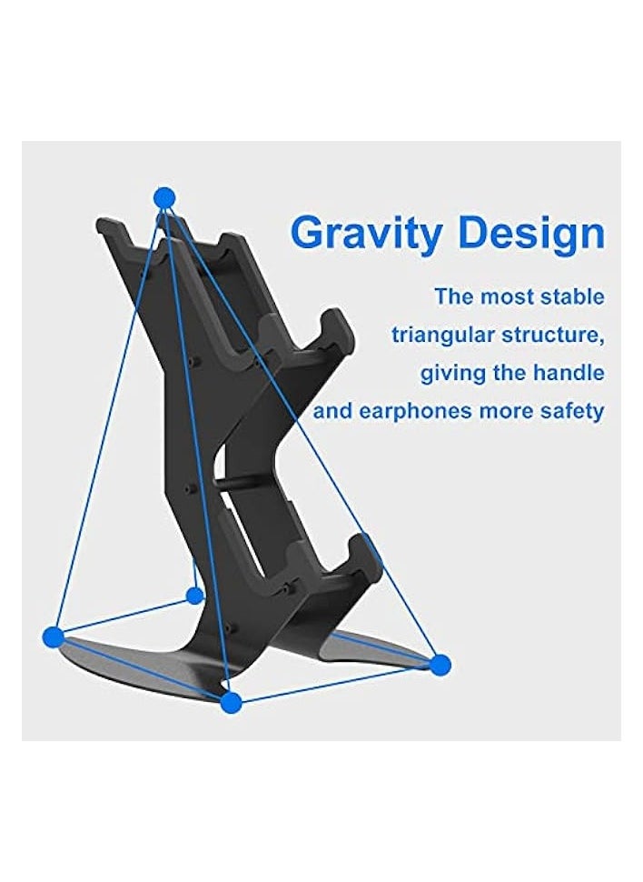 Controller Holder, Game Controller Rack Headset Stand.  Aluminum Metal Headset Mount Universal Organizer for Video Game Accessories