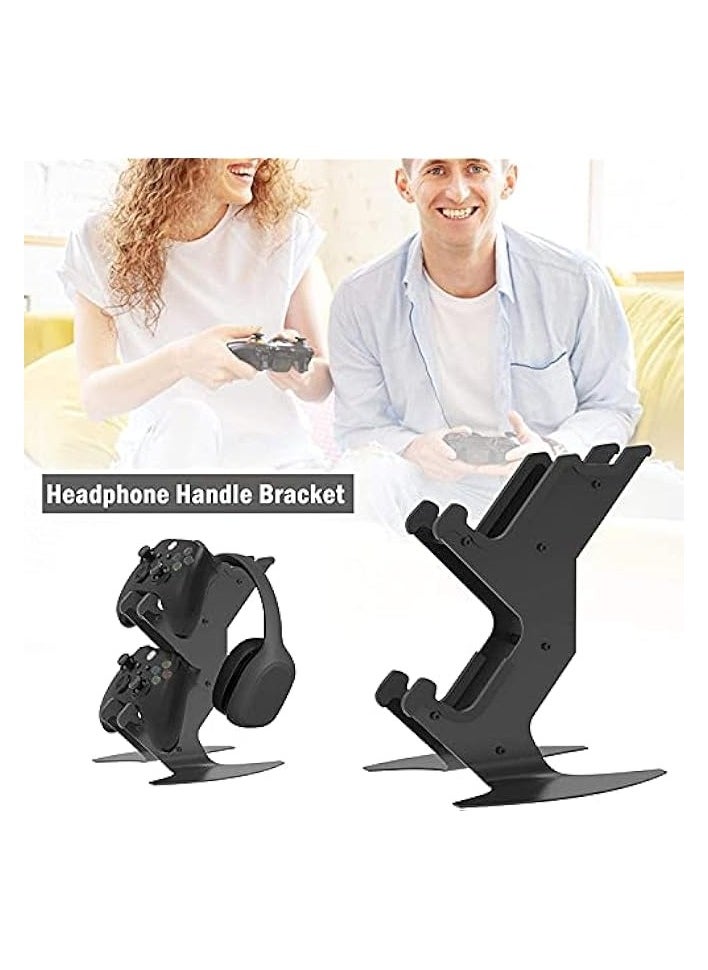 Controller Holder, Game Controller Rack Headset Stand , Aluminum Metal Headset Mount Universal Organizer for Video Game Accessories