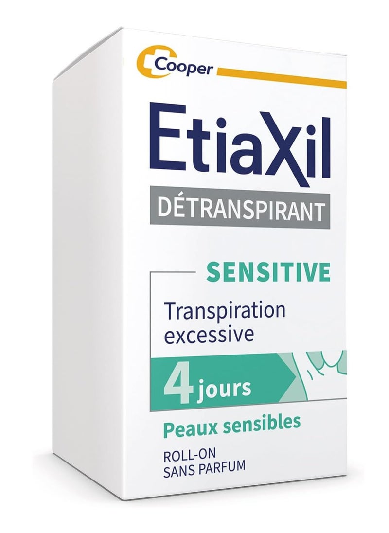 Etixel Roll-On Deodorant for Sensitive Skin Excessive Sweating Treatment 15ml