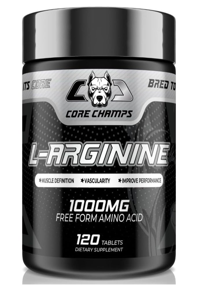 L-Arginine 1000 mg free form Amino Acid 120 Tablets