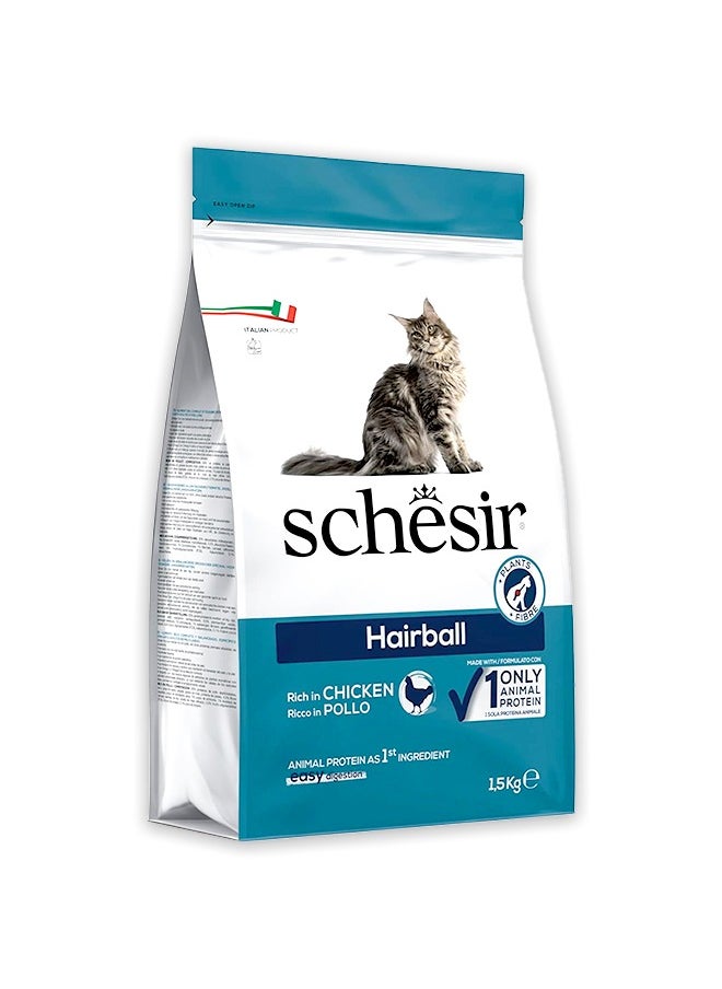 Hairball Chicken Cat Food - 1.5KG