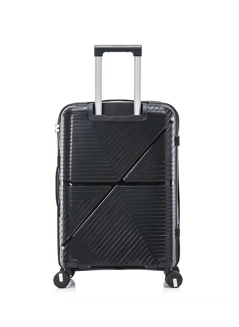 Unbreakable Polypropylene 3-Piece Suitcase Set with Beauty Case & 360° Spinner Wheels Sizes 28,24,20,14