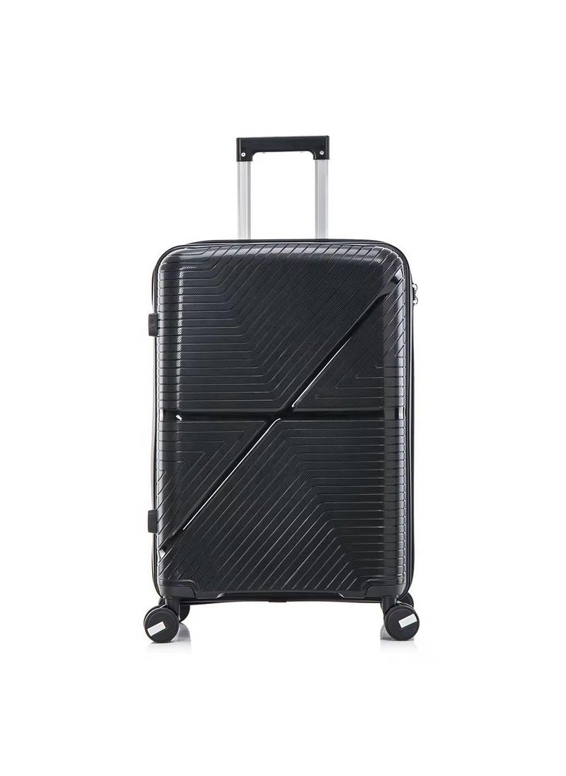 Unbreakable Polypropylene 3-Piece Suitcase Set with Beauty Case & 360° Spinner Wheels Sizes 28,24,20,14