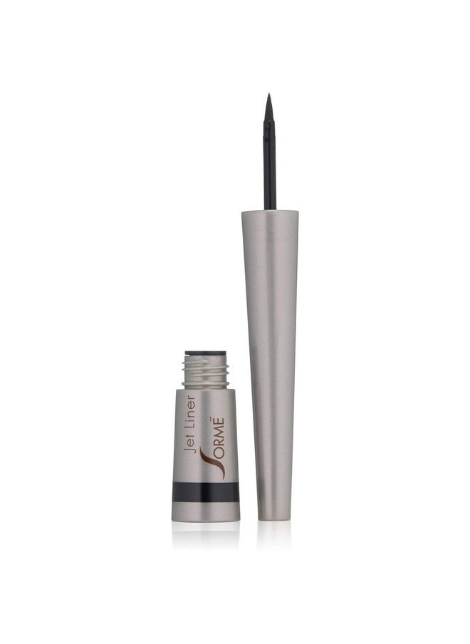 Jetliner Liquid Eyeliner - Fast Dry, No Smearing, Smudge Proof Eyeliner - Smooth & Stable Control Black Eye Liner - Long Lasting Natural Eyeliner - Perfect For Natural And Cat Eye Looks