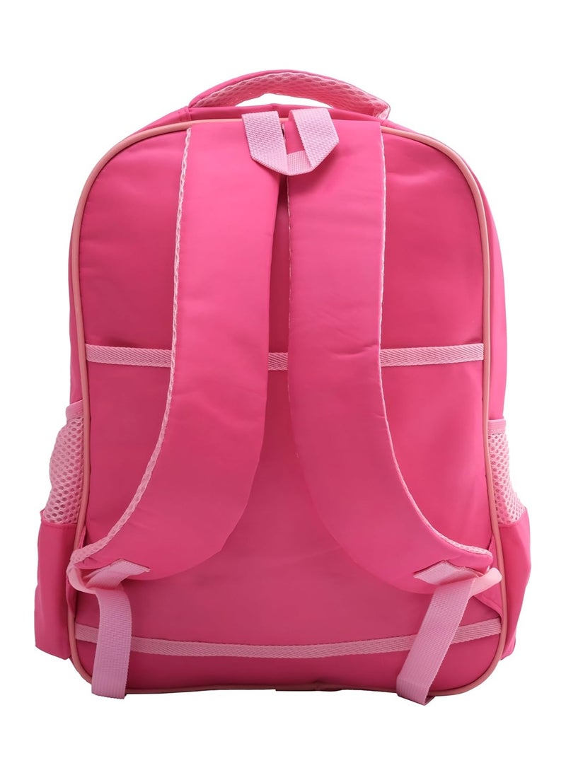 Design Pink Trolley Bag for Primary School with Durable Nylon, Silent Wheels, and Versatile Design for Daily and Outdoor Activities