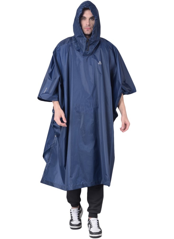 Rain Poncho Gnl Globo Navy L