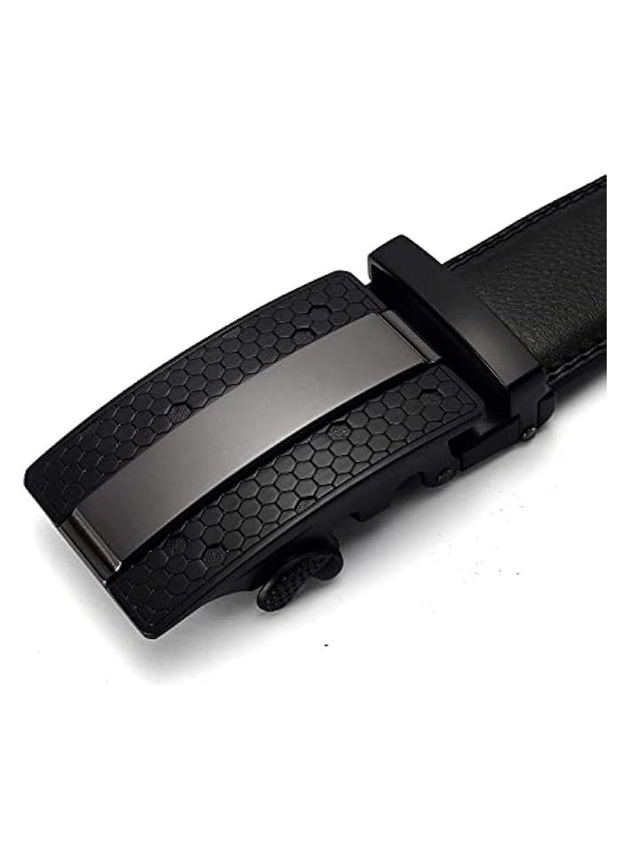 Black Leather Belt For Men