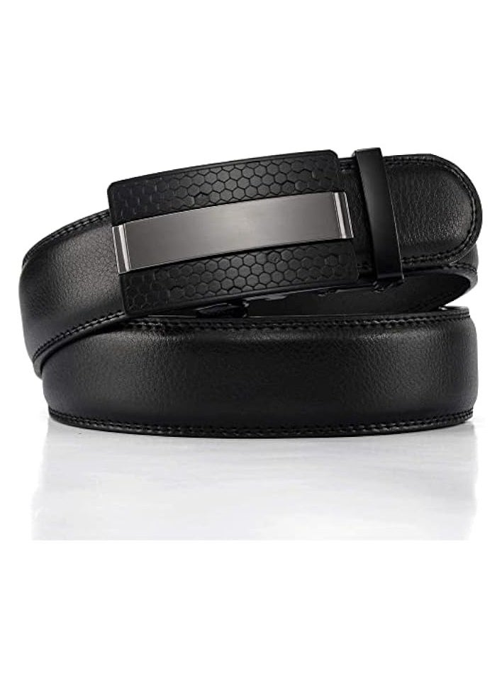 Black Leather Belt For Men