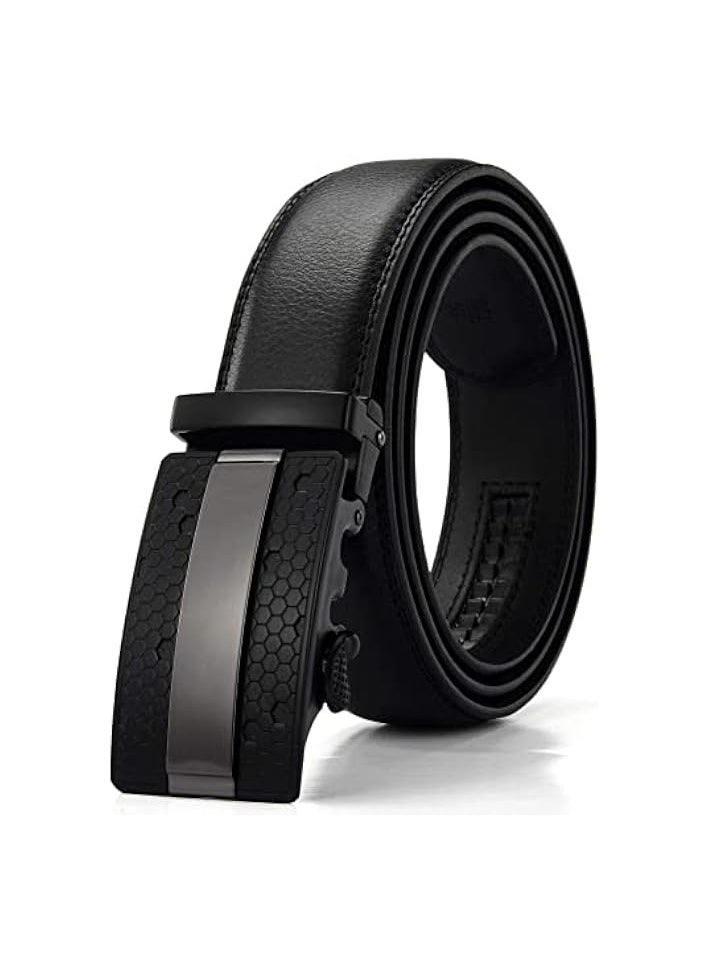 Black Leather Belt For Men