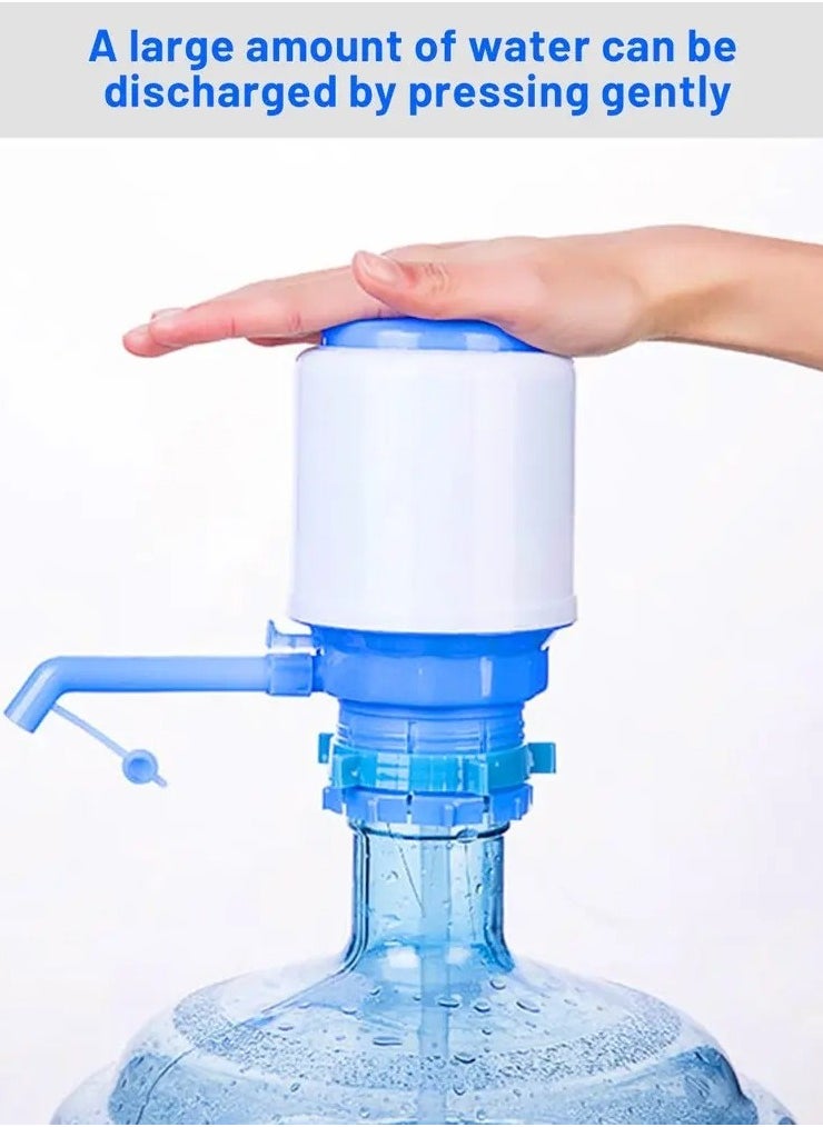 Portable Water Bottles Pump Manual Pressure Drinking Fountain Pressure Pump Water Press Pump With An Extra Short Tube