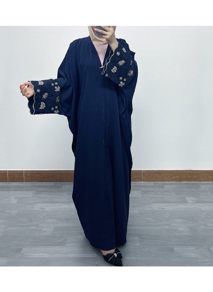 Abaya Embroidered Loose Sleeve Exquisite Cardigan Robe – Timeless Elegance, Modern Comfort