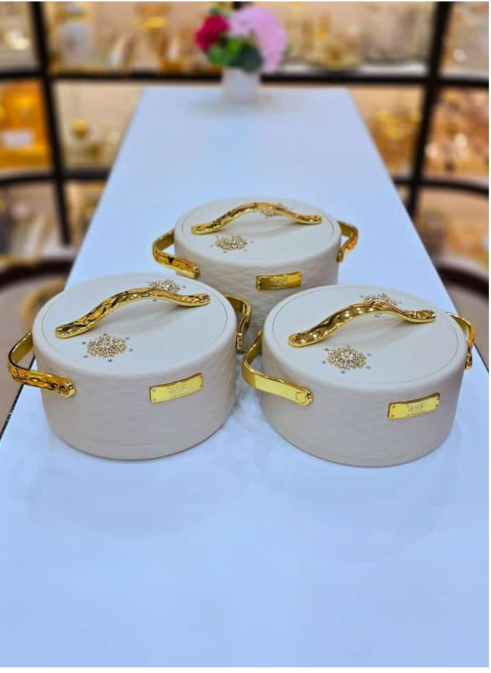 High Quality Insulated Casserole Food Warmer With Lid 1L+2.5L+4L 3pcs Set