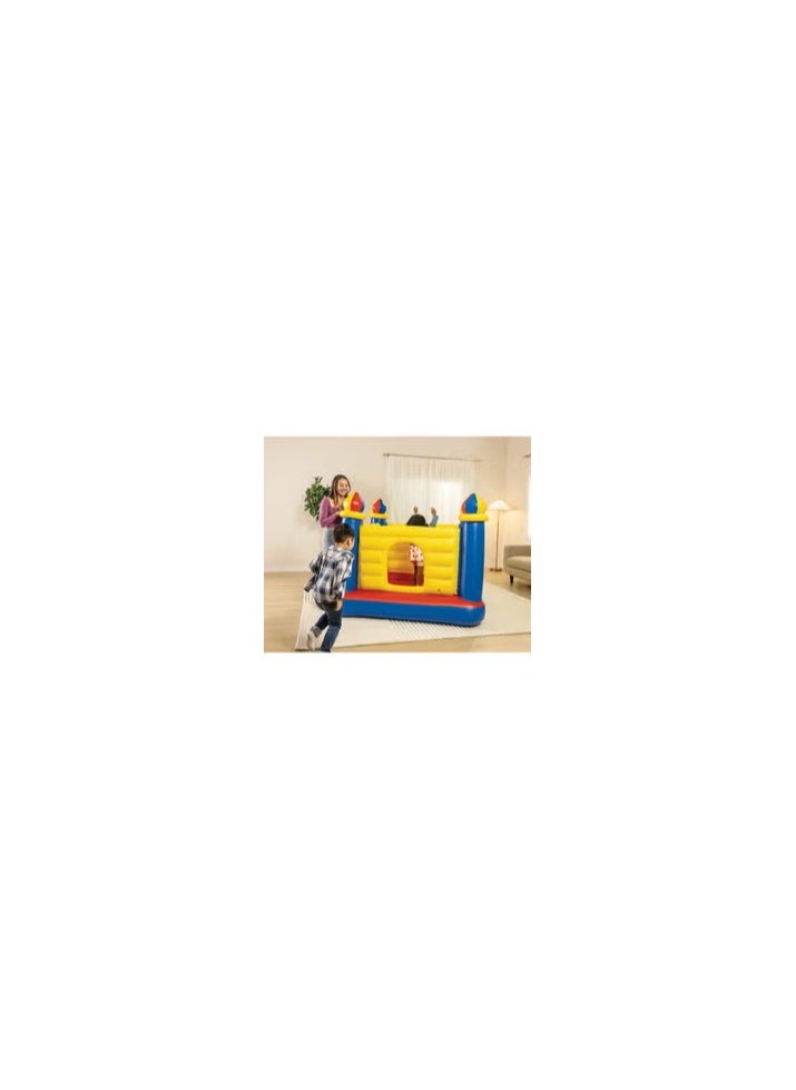 Jump-O-Lene Inflatable Bouncer Castle House 1.75m x 1.75m x 1.35m