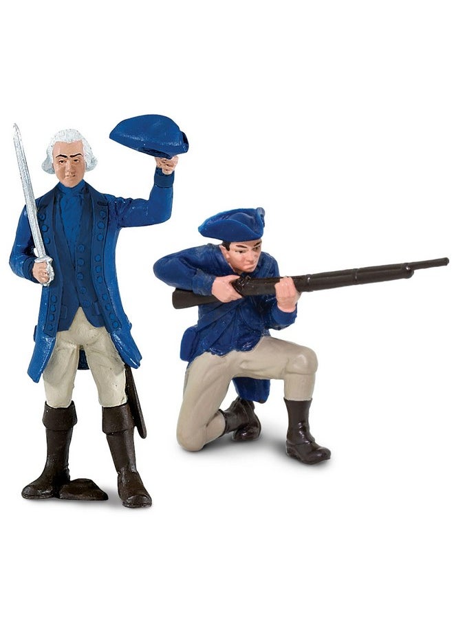 Continental Army Designer Toob - Miniature Revolutionary War Figurines - Educational Toy Set For Boys, Girls, And Kids Ages 3+